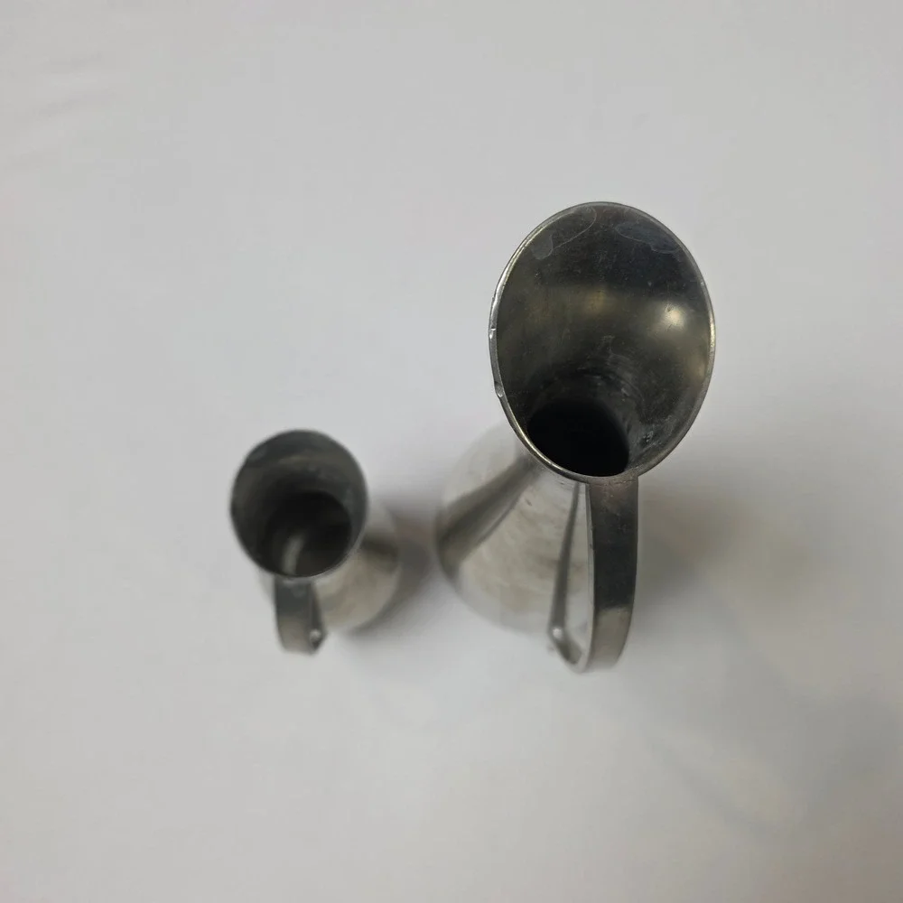Royal‎ Holland Pewter Daalderop Pitcher & Creamer Set Mid Century Modern Holland